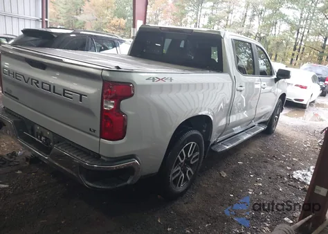 2020 Chevrolet Silverado 1500 4Wd Short Bed Lt из США, поврежденный, VIN 1GCUYDED3LZ380741